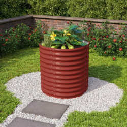 Potager surélevé en acier Zincalume® - rubin - 858 Rond Vita - Vitavia