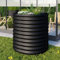 Potager surélevé en acier Zincalume® - noir - 858 Rond Vita - Vitavia