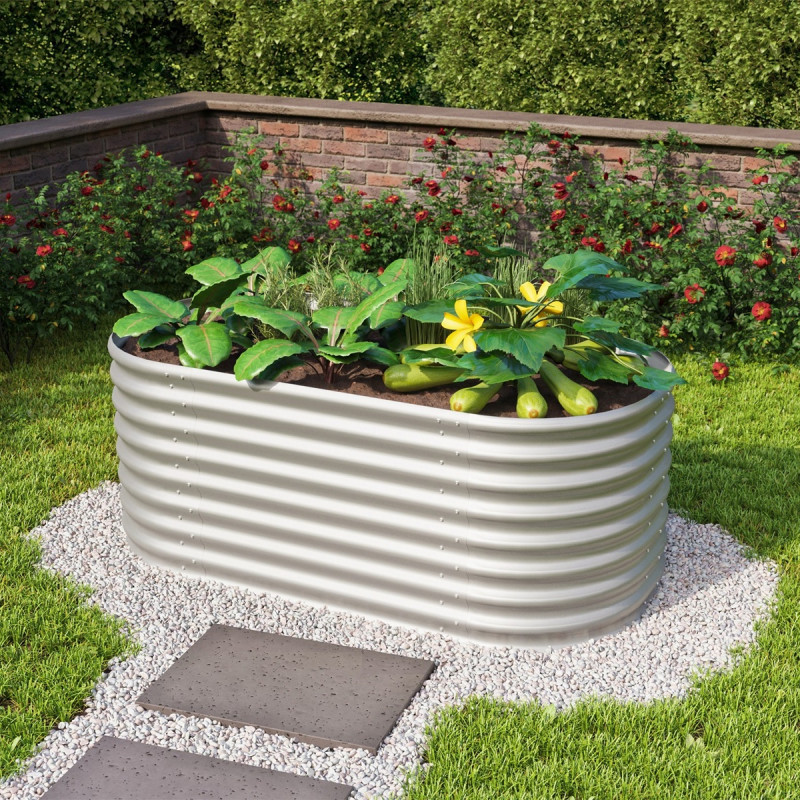 Potager surélevé en acier Zincalume® - alu anodisé – 630 Basic Vita – Vitavia