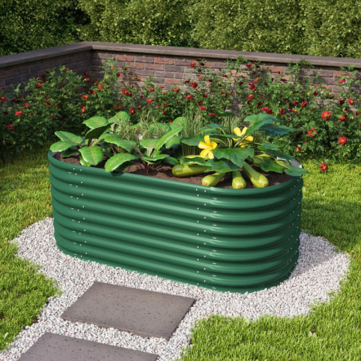 Potager surélevé en acier Zincalume® - algues de mer – 630 Basic Vita – Vitavia