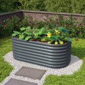 Potager surélevé en acier Zincalume® – granite – 630 Basic Vita – Vitavia