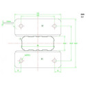 Carport en aluminium blanc 3x4,34m et polycarbonate 6mm X-METAL