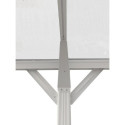 Carport en aluminium blanc 3x4,34m et polycarbonate 6mm X-METAL
