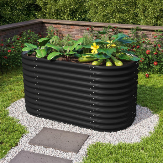Potager surélevé en acier Zincalume® – noir – 858 Basic Vita – Vitavia