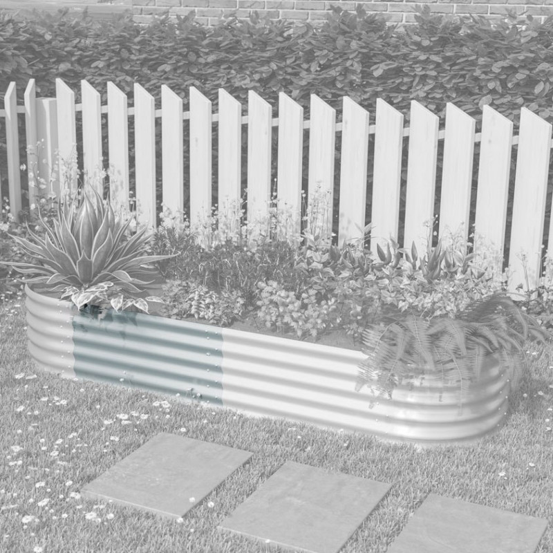 Extension droite en acier Zincalume® pour potager surélevé 401 Vita – Vitavia