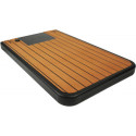 Plancher de douche Solaris en époxy coloris teck avec réservoir – Ubbink