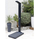 Plancher de douche Solaris en époxy anthracite avec réservoir – Ubbink