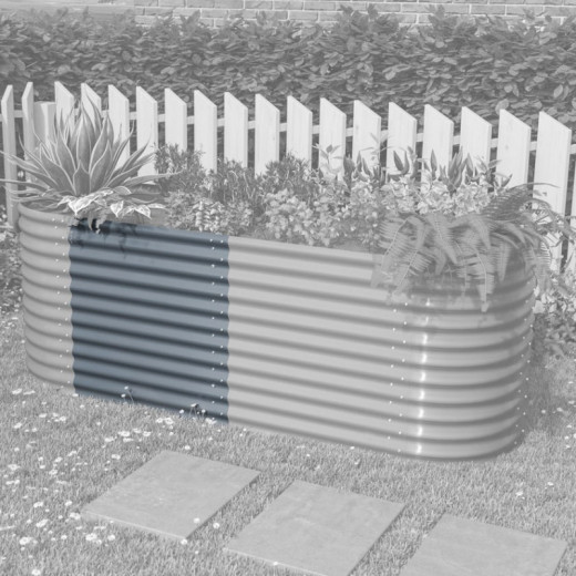 Extension droite en acier Zincalume® – granite – pour potager surélevé 858 Vita – Vitavia