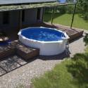 Piscine Bora Bora ronde en acier blanc Ø480cm – Gré
