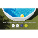 Piscine Fidji ronde en acier blanc Ø320xH122cm – Gré