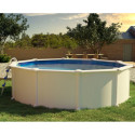 Piscine Fidji ronde en acier blanc Ø480xH122cm – Gré