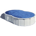 Piscine hors sol Varadero forme de 8 en acier blanc 520x350cm – Gré