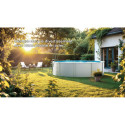 Piscine hors sol Atlantis ronde en acier blanc Ø570xH132cm – Gré