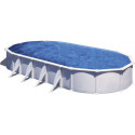 Piscine hors sol Atlantis ovale en acier blanc 920x505cm – Gré