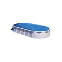 Piscine Haiti ovale en acier blanc 920x505cm sans renforts apparents – Gré