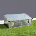Mini-serre Levana II 0,5m² en PC 4mm – cadre galet – Vitavia
