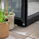 Embase pour serre de jardin 6,3m² Qube Square noire en verre trempé - Halls