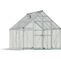 Serre Balance™ 5,76m² en aluminium argent et polycarbonate – Canopia by Palram