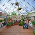 Serre Balance™ 8,88m² en aluminium argent et polycarbonate – Canopia by Palram
