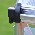 Serre Balance™ 11,52m² en aluminium argent et polycarbonate – Canopia by Palram