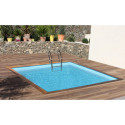 Piscine bois carrée 305x305cm CARRA 3 - Gré