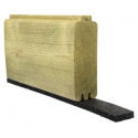 Ruban d'isolation noir pour les abris de jardin en bois SOLID