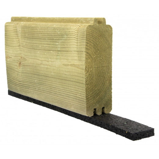 Ruban d'isolation noir pour les abris de jardin en bois SOLID