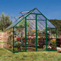 Serre Balance™ 8,88m² en aluminium vert et polycarbonate – Canopia by Palram