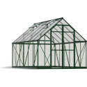 Serre Balance™ 8,88m² en aluminium vert et polycarbonate – Canopia by Palram