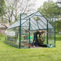 Serre Balance™ 11,52m² en aluminium vert et polycarbonate – Canopia by Palram