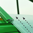 Serre Balance™ 11,52m² en aluminium vert et polycarbonate – Canopia by Palram