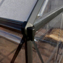 Serre Balance™ 11,52m² en aluminium gris anthracite et polycarbonate – Canopia by Palram