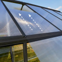 Serre Balance™ 11,52m² en aluminium gris anthracite et polycarbonate – Canopia by Palram