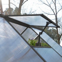 Serre Balance™ 14,64m² en aluminium gris anthracite et polycarbonate – Canopia by Palram