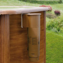 Piscine Sicilia ovale en acier imitation bois 527x327cm – Gré