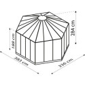 Volière en aluminium anodisé 9m² et polycarbonate 6mm - grillage maille d'acier Circus - Vitavia