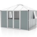 Abri de jardin en aluminium anodisé 10,2m² et vitrage combiné Universum - Vitavia