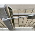 Ferme-porte hydraulique pour portillon jusqu'à 100cm - coloris gris anthracite - Paul&Anton