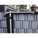 Ferme-porte hydraulique pour portillon jusqu'à 100cm - coloris gris anthracite - Paul&Anton