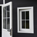 Abri de jardin en bois composite 28mm anthracite 19,22m² PREMIUM - Woodlife Garden