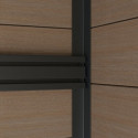 Abri de jardin en bois composite 28mm aspect bois 19,22m² PREMIUM - Woodlife Garden