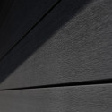 Abri de jardin + terrasse en bois composite 28mm anthracite 15m² PREMIUM - Woodlife Garden