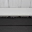 Abri de jardin + terrasse en bois composite 28mm anthracite 15m² PREMIUM - Woodlife Garden
