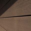 Abri de jardin + terrasse en bois composite 28mm aspect bois 15m² PREMIUM - Woodlife Garden