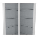 Abri de jardin + terrasse en bois composite 28mm gris clair 15m² PREMIUM - Woodlife Garden