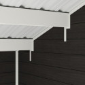 Abri de jardin en bois composite 28mm anthracite 14,75m² PREMIUM - Woodlife Garden