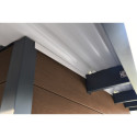 Abri de jardin en bois composite 28mm aspect bois 14,75m² PREMIUM - Woodlife Garden