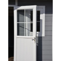 Abri de jardin en bois composite 28mm gris clair 14,75m² PREMIUM - Woodlife Garden