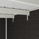 Abri de jardin en bois composite 28mm anthracite 12m² PREMIUM toit monopente - Woodlife Garden