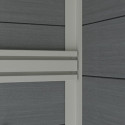 Abri de jardin en bois composite 28mm gris clair 14,75m² PREMIUM - Woodlife Garden